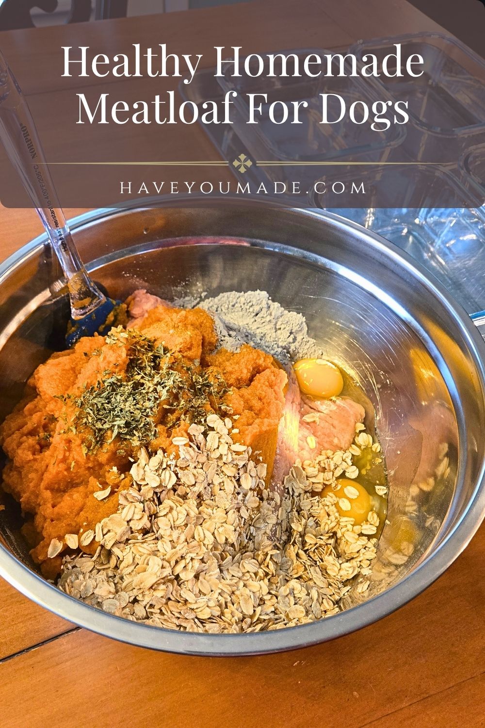 Healthy Homemade Meatloaf For Dogs